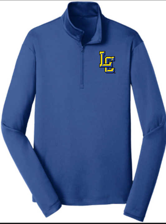 Adult Blue 1/4 Zip Pullover